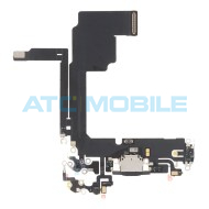iPhone 15 Pro flex nab&iacute;jec&iacute;ho konektoru čern&yacute; (Black Titanium)