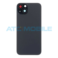 iPhone 15 Plus zadn&iacute; kryt s logem, r&aacute;mem včetně magnetů a skl&iacute;ček kamer čern&yacute; (OEM)