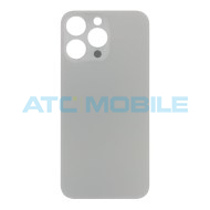 iPhone 15 Pro Max zadn&iacute; kryt (sklo) modr&yacute; titan s logem (OEM) - Big Hole
