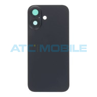 iPhone 16 zadn&iacute; kryt s logem, r&aacute;mem včetně magnetů a skl&iacute;ček kamer čern&yacute; (OEM)
