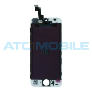 iPhone 5S, SE LCD + dotyk b&iacute;l&yacute; (OEM)