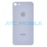 iPhone 8 Plus zadn&iacute; kryt (sklo) b&iacute;l&yacute; s logem (Premium)  - EU