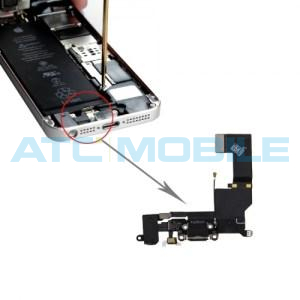 iPhone SE flex nab&iacute;jec&iacute;ho konektoru a AV čern&yacute;, origin&aacute;ln&iacute;