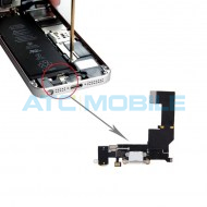 iPhone SE flex nab&iacute;jec&iacute;ho konektoru a AV b&iacute;l&yacute;, origin&aacute;ln&iacute;