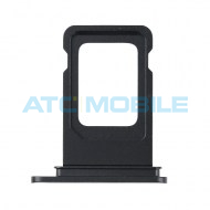 Drž&aacute;k SIM (SIM Tray) iPhone Xr čern&yacute;, origin&aacute;ln&iacute;