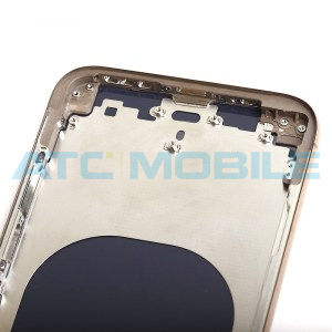 iPhone Xs zadn&iacute; kryt (sklo) s r&aacute;mem čern&yacute; včetně drž&aacute;ku SIM a tlač&iacute;tek, EU Verze 1:1