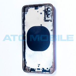iPhone Xs zadn&iacute; kryt (sklo) s logem, r&aacute;mem zlat&yacute; včetně drž&aacute;ku SIM a tlač&iacute;tek, EU verze