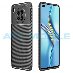 Shockproof Carbon Fiber kryt Huawei Nova 8i (NEN-LX1) čern&yacute;