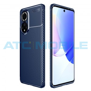 Shockproof Carbon Fiber kryt Huawei Nova 9 (NAM-LX1) modr&yacute;
