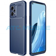 Shockproof Carbon Fiber kryt Realme 9 Pro (RMX3472) modr&yacute;