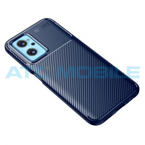 Shockproof Carbon Fiber kryt Realme 9i (RMX3491) modr&yacute;