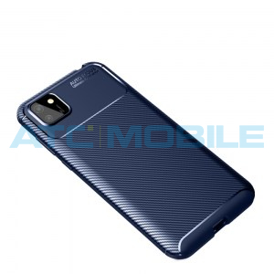 Shockproof Carbon Fiber kryt Realme C11 (RMX2185) modr&yacute;