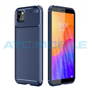 Shockproof Carbon Fiber kryt Realme C11 (RMX2185) modr&yacute;
