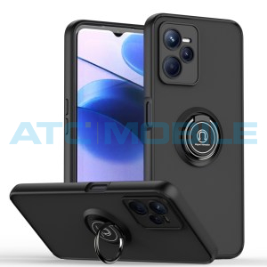 Kryt Realme C35 (RMX3511) s kroužkem čern&yacute;