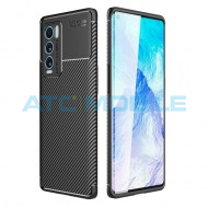 Shockproof Carbon Fiber kryt Realme GT Explorer Master Edition čern&yacute;