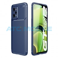 Shockproof Carbon Fiber kryt Realme GT Neo 2 (RMX3370) modr&yacute;