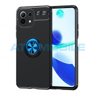Ochrann&yacute; kryt Xiaomi Mi 11 Lite s kroužkem čern&yacute;/modr&yacute;