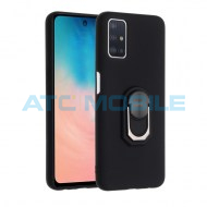 Shockproof kryt Oppo A52, A72, A92 čern&yacute; s kroužkem