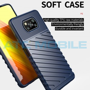 Shockproof Thunderbolt kryt Poco X3 NFC modr&yacute;