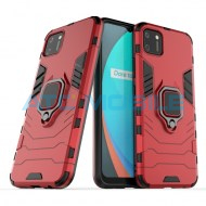 Shockproof kryt Realme C11 (RMX2185) červen&yacute; s kroužkem