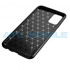 Shockproof Carbon Fiber kryt Samsung Galaxy A22 5G (SM-A226) čern&yacute;