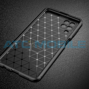 Shockproof Carbon Fiber kryt Samsung Galaxy M32 (SM-M325) modr&yacute;