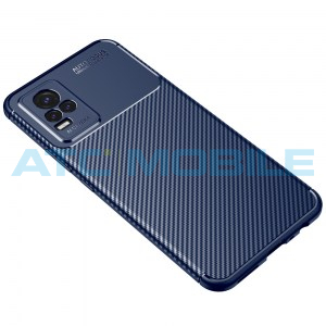 Shockproof Carbon Fiber kryt Vivo Y33s modr&yacute;