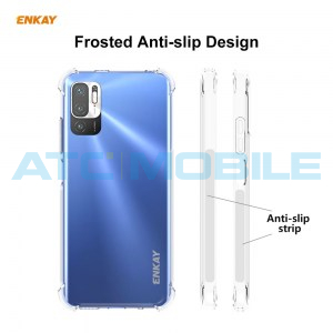 Shockproof kryt ENKAY Xiaomi Redmi Note 10 5G, Poco M3 Pro čir&yacute;