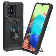 Shockproof Camera Sliding kryt Samsung Galaxy A33 5G (SM-A336) s uzavřen&iacute;m kamery čern&yacute;