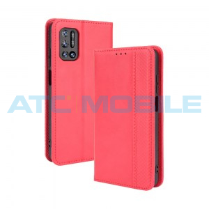 Pouzdro Book Doogee N40 Pro Magnetic Buckle Texture otev&iacute;rac&iacute; červen&eacute;