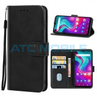 Pouzdro Book Doogee X96 Pro otev&iacute;rac&iacute; čern&eacute; (Fine Hole)