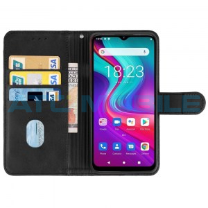 Pouzdro Book Doogee X96 Pro otev&iacute;rac&iacute; čern&eacute; (Fine Hole)