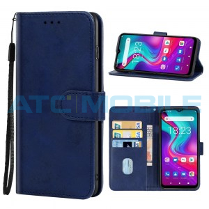 Pouzdro Book Doogee X96 Pro otev&iacute;rac&iacute; modr&eacute; (Fine Hole)