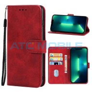 Pouzdro Book iPhone 14 Plus otev&iacute;rac&iacute; červen&eacute;