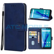 Pouzdro Book Oukitel C23 Pro otev&iacute;rac&iacute; modr&eacute;