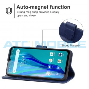Pouzdro Book Oukitel C23 Pro otev&iacute;rac&iacute; modr&eacute;