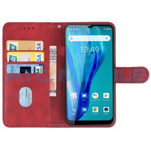 Pouzdro Book Oukitel C23 Pro otev&iacute;rac&iacute; červen&eacute;