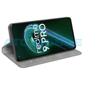Pouzdro Magnetic Book Realme 9 Pro (RMX3472) Retro-Skin otev&iacute;rac&iacute; &scaron;ed&eacute;