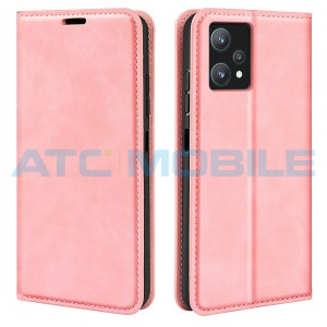 Pouzdro Magnetic Book Realme 9 Pro (RMX3472) Retro-Skin otev&iacute;rac&iacute; růžov&eacute;