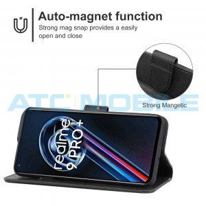 Pouzdro Book Realme 9 Pro+ (RMX3392) otev&iacute;rac&iacute; čern&eacute;