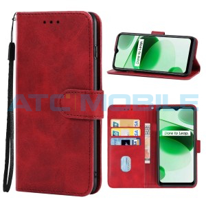 Pouzdro Book Realme C35 (RMX3511) otev&iacute;rac&iacute; červen&eacute;