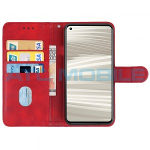Pouzdro Book Realme GT2 (RMX3310), GT2 Neo (RMX3370) otev&iacute;rac&iacute; červen&eacute;