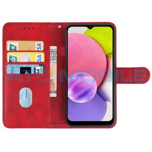 Pouzdro Book Samsung Galaxy A04s (SM-A047F) otev&iacute;rac&iacute; červen&eacute;