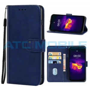 Pouzdro Book Ulefone Armor 11 5G, 11T 5G otev&iacute;rac&iacute; modr&eacute;
