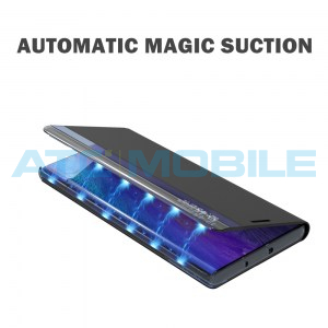 Pouzdro Magnetic View Xiaomi Redmi Note 11 5G modr&eacute;