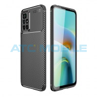 Shockproof Carbon Fiber kryt Xiaomi Redmi 10 čern&yacute;