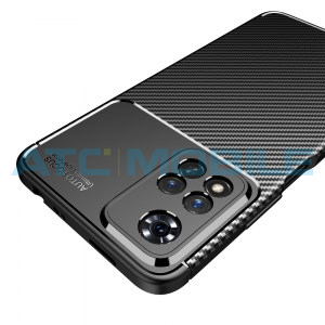 Shockproof Carbon Fiber kryt Xiaomi Redmi Note 11 Pro čern&yacute;