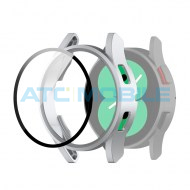 Předn&iacute; ochrann&yacute; kryt Samsung Galaxy Watch 4 (44mm) včetně ochrann&eacute;ho skla stř&iacute;brn&yacute;