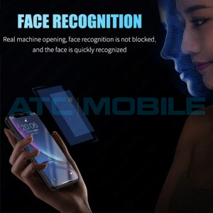 Tvrzen&eacute; sklo (Ceramic Film) iPhone 12 Pro Max Full-Glue čern&eacute;