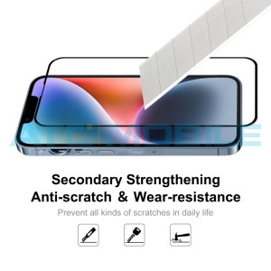 Tvrzen&eacute; sklo ENKAY Full-Glue iPhone 14 2,5D